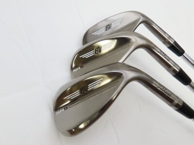 Mint Titleist Vokey SM9 Brushed Steel Wedge Set 52*F 56*S 60*M BV Wedge Flex