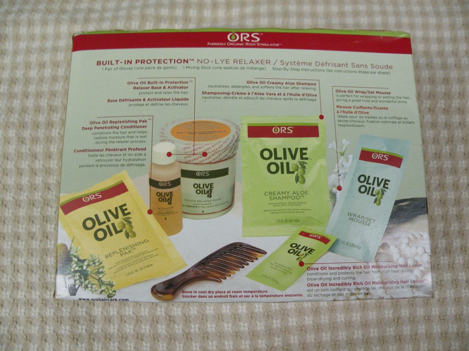 Organic Root Stimulator Olive Oil No Lye Relaxer Kit, Extra Strength