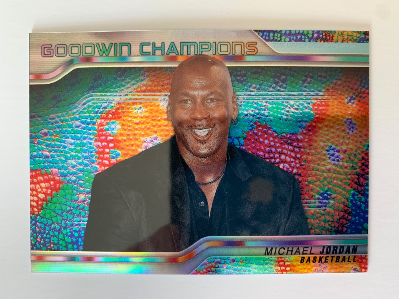 2023 Goodwin Champions Platinum Horizontal Chameleon #P51 Michael Jordan /49