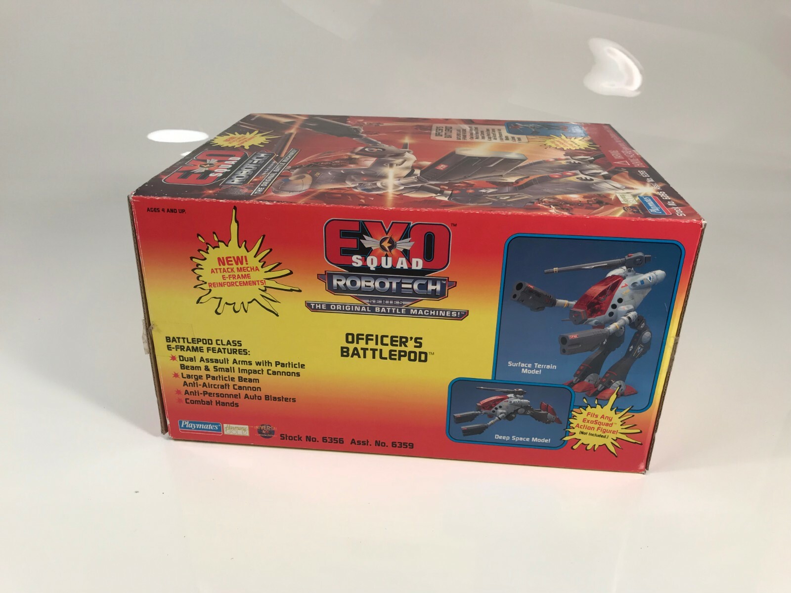 Exo Squad Robotech Series Zentradi Officer's Pod BOX ONLY E-Frame Macross