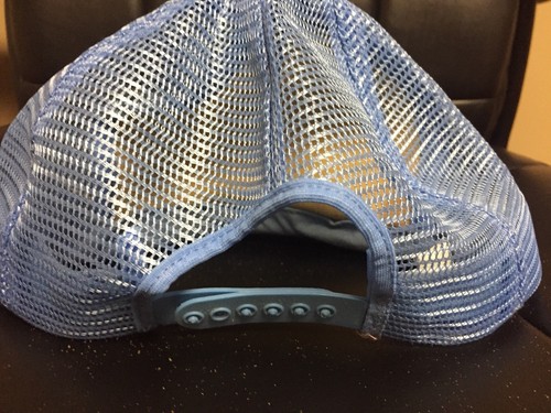 Vtg Pennsylvania PA Coal Baby Blue Snapback Trucker Hat Cap SnapBack Made in USA