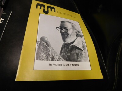 MUM Magazine Magic Unit Might Magician Irv Weiner Mr. Fingers May 1978