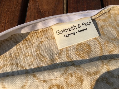 Galbraith and Paul Linen designer pillow sham - room & board