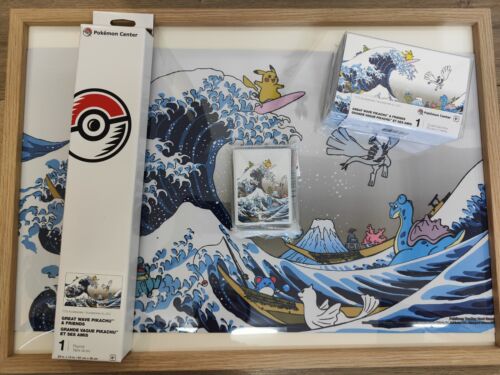 Pokemon Official Card Double Deck Box Great Wave Pikachu