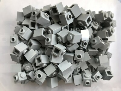 LEGO- NEW-#87087-LIGHT BLUISH GREY-1 X 1 BRICK MODIFIED W/ STUD 1 SIDE-25 PIECES