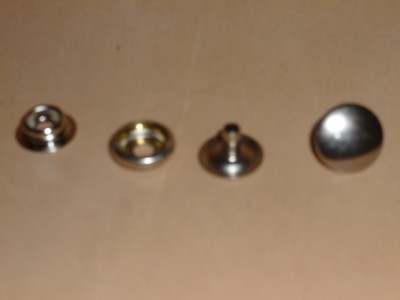 100 Pack~Nickle Silver  Line 24 Snaps~