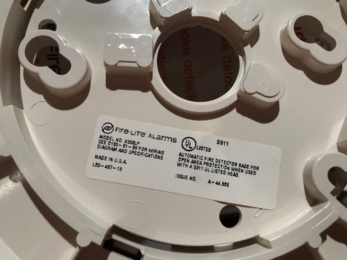 *NIB* *New* Fire-Lite B350LP Fire Alarm Smoke Heat Detector Base