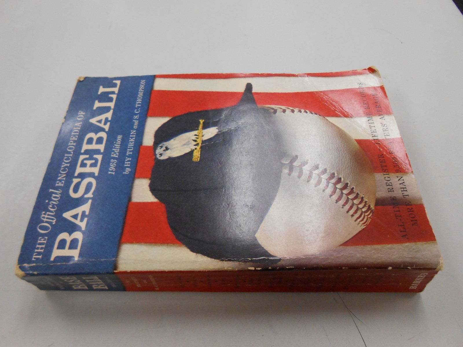 The Official Encyclopedia of Baseball 1963 Edition by Hy Turkin! (Barnes)! LOOK!
