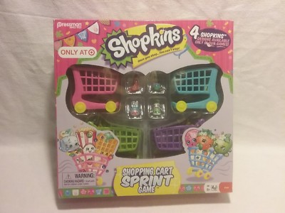 NIEW IN PACKAGE Shopkins cart sprint game 2015, pressman,  SUPER CUTE, Target