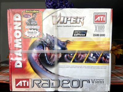 Diamond Multimedia ATI Radeon Viper X800 GT 256 MB GDDR3 SDRAM PCI.