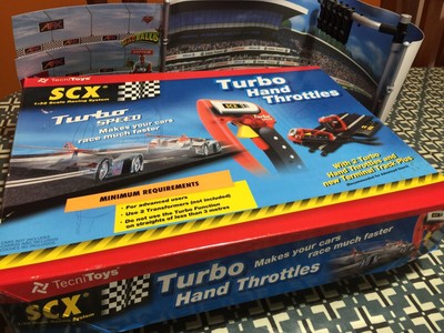 1/32 SLOT CAR SCX 88200 TURBO HAND THROTTLES TERMINAL TRACK SCALEXTRIC