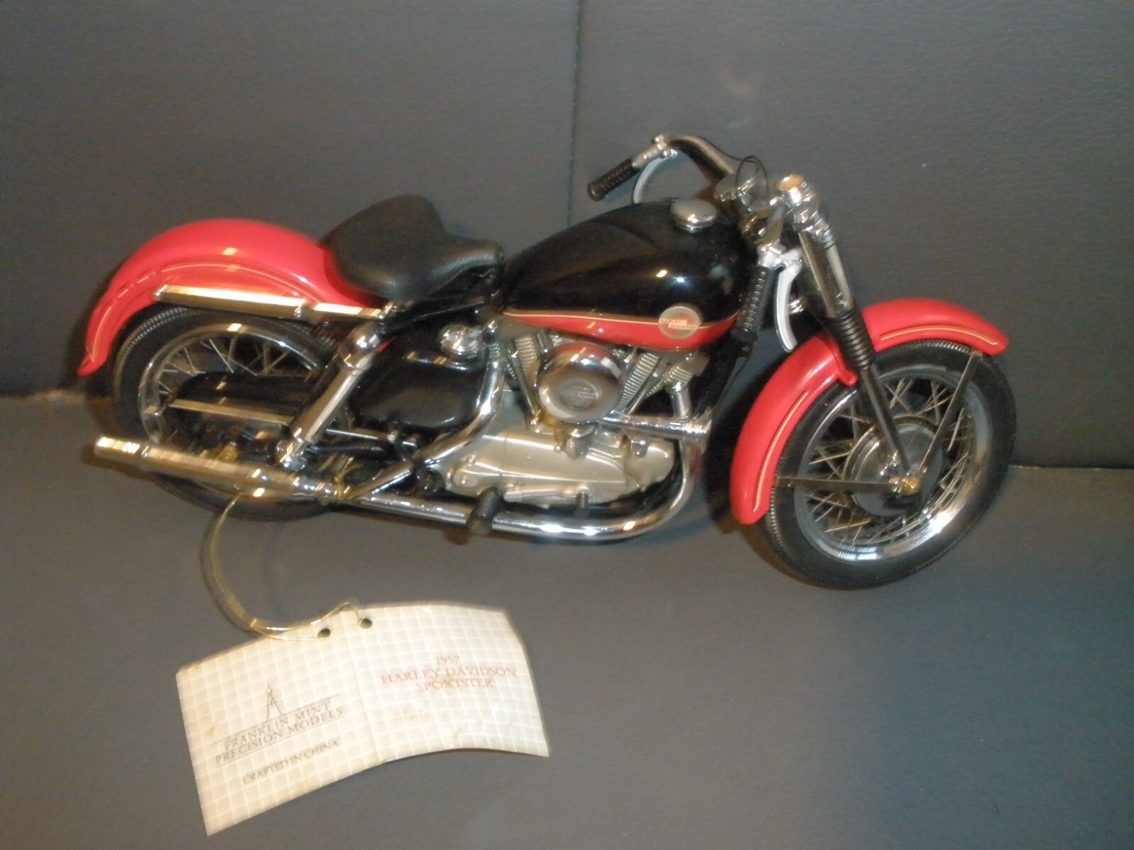 Franklin Mint 1957 Harley-Davidson XL Sportster 1:10 Scale