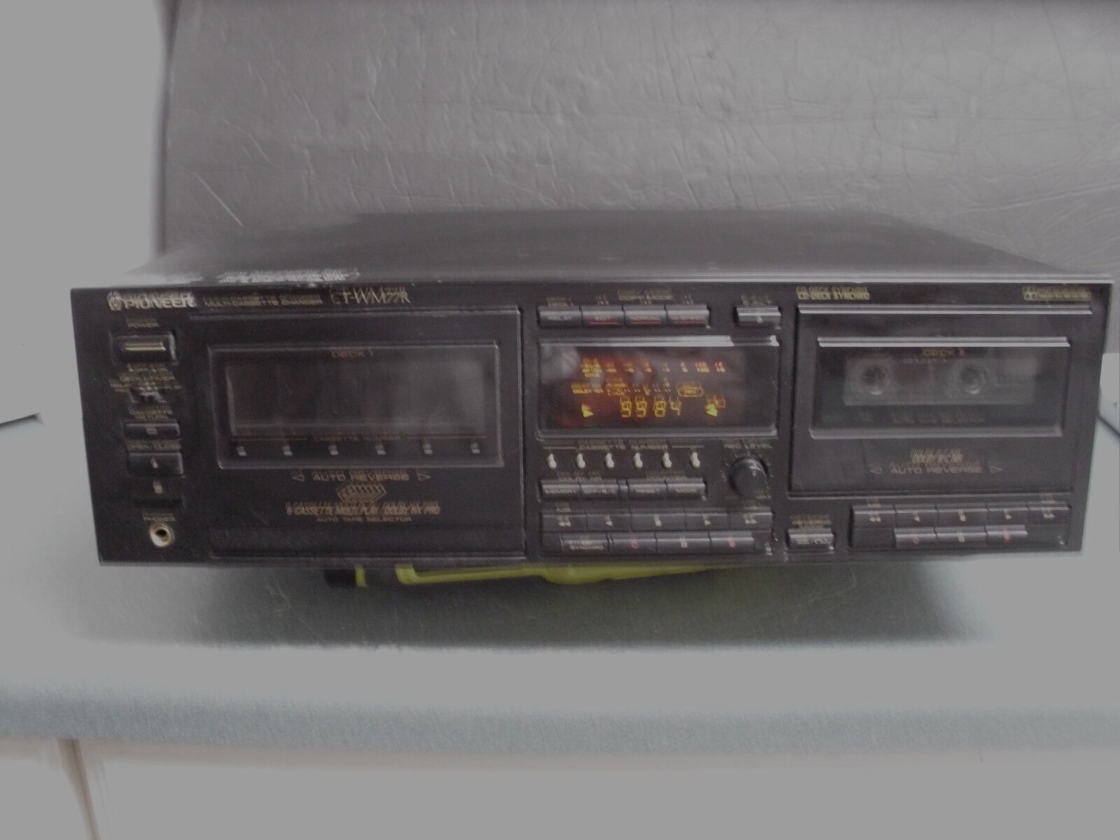 CASSETTE PLAYER PIONEER CT--WM77R MULTI 6 + 1    NICE CLEAN DECK