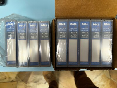 Dell LTO Ultrium 3 400GB / 800GB Data Cartridge OHC593 5-Pack