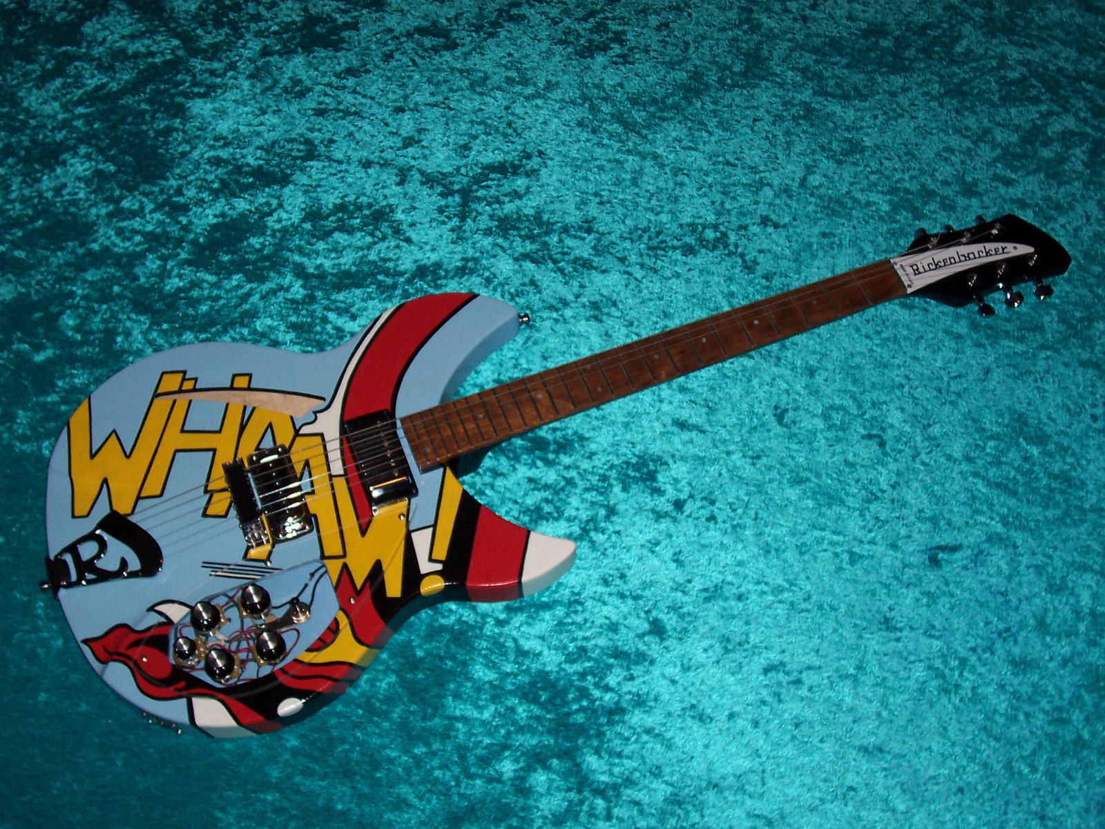 Whaam Rickenbacker 330 guitar Paul Weller Roy Lichtenstein Gibson vintage jam