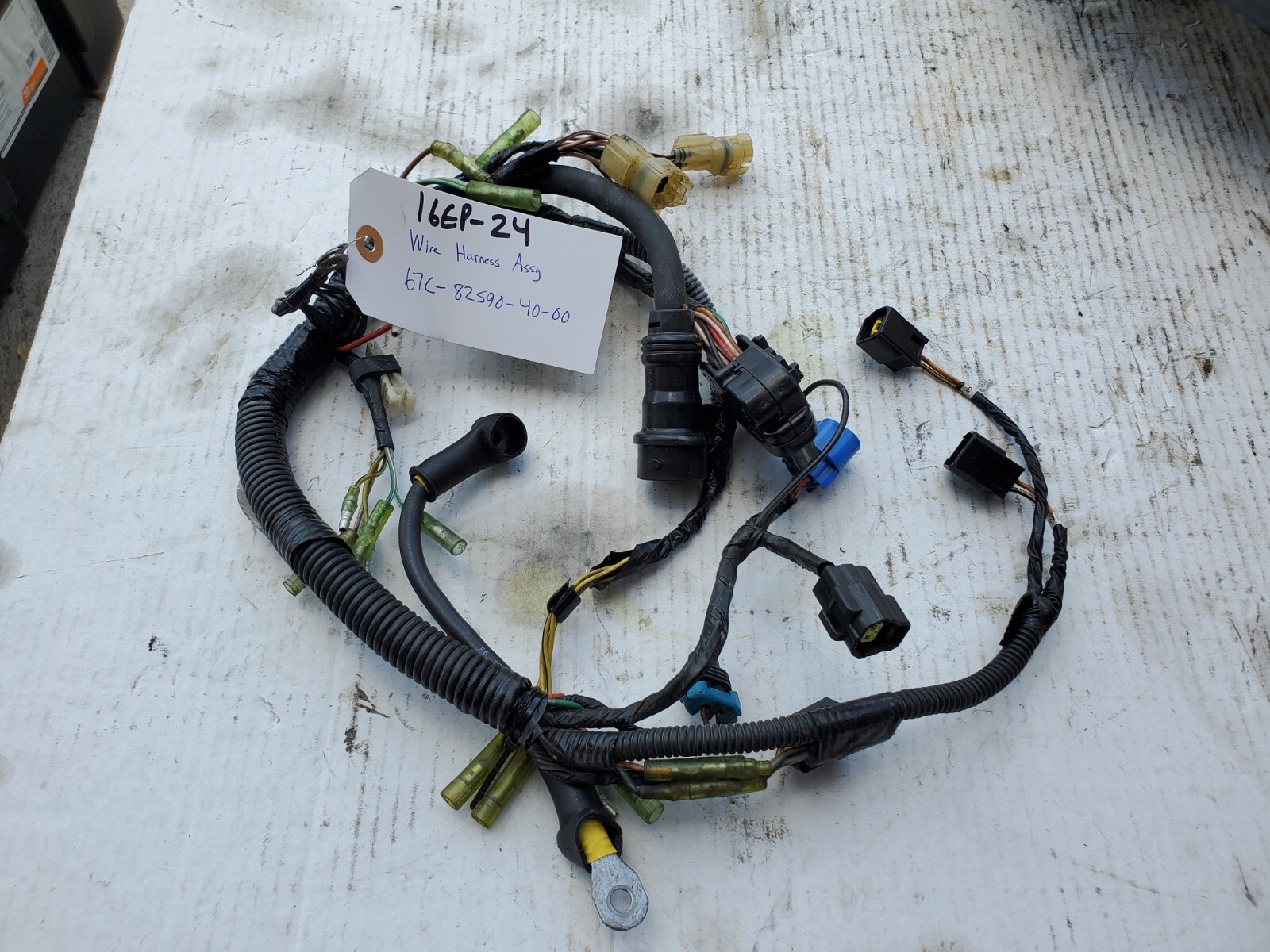 YAMAHA WIRE HARNESS ASSY, 67C-82590-40-00, F40TLRC FOUR