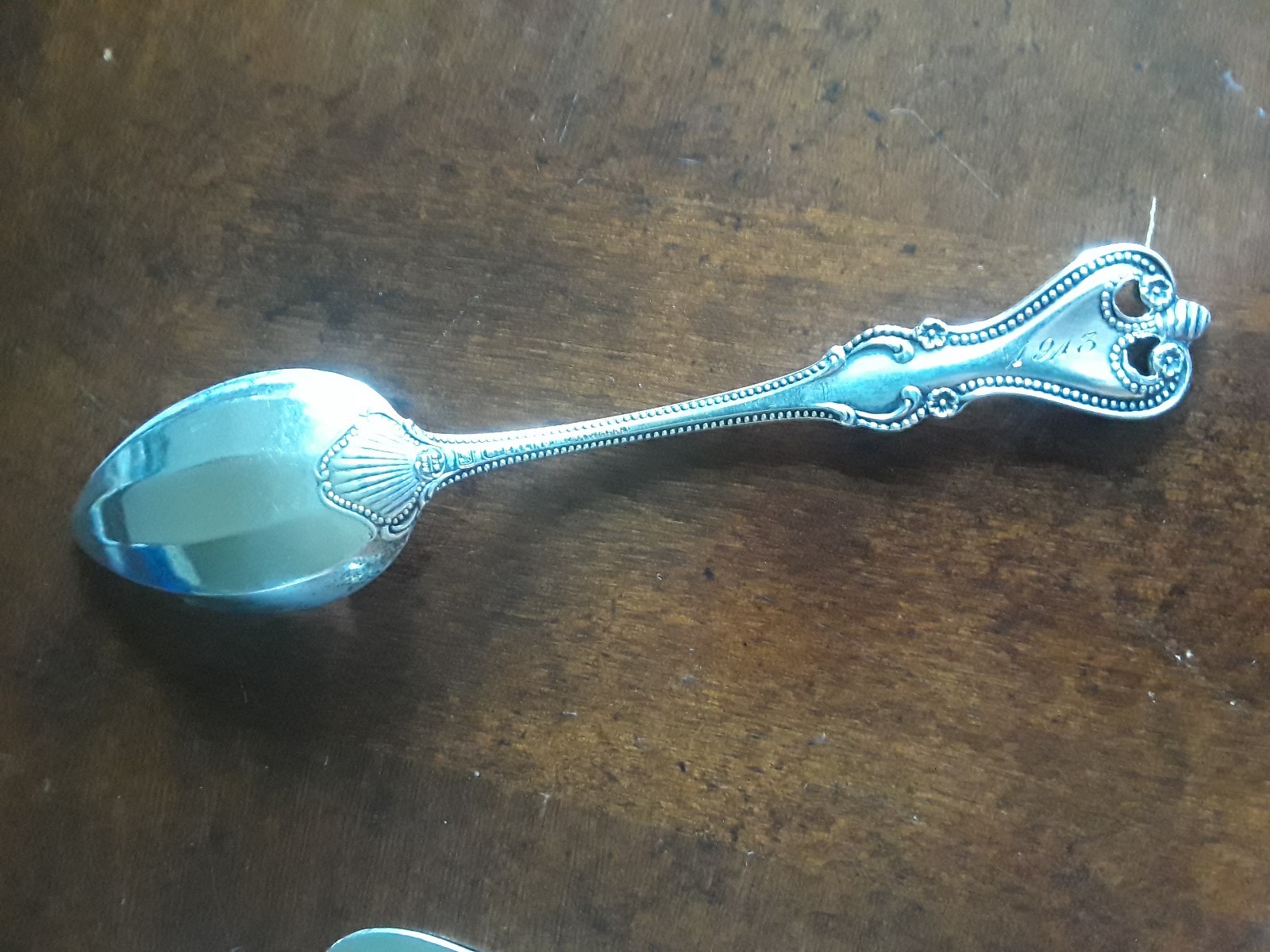 1895 Old Colonial Sterling Silver Teaspoon by Towle No Monogram 5 1/2