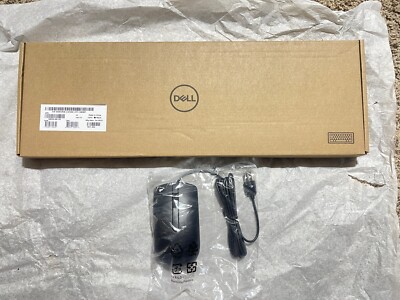 Dell USB Keyboard & Mouse KB216 US Black Slim Wired PC Desktop Office New In Box