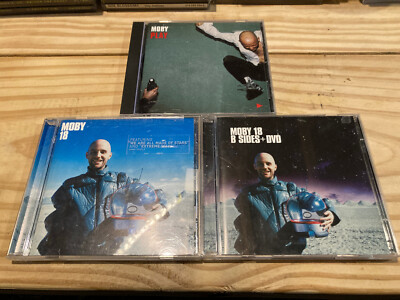 Moby 3 CD Lot - Play, 18, 18 B Sides + DVD