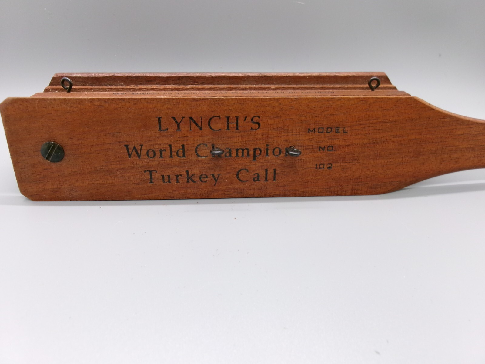 LYNCH'S --MODEL-102 --WORLD CHAMPION TURKEY CALL LYNCH'S --MODEL-102 --WORLD CHAMPION TURKEY CALL