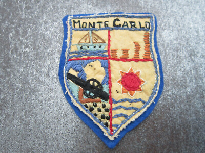 Monte Carlo Woven Cloth Patch Badge (L57S)