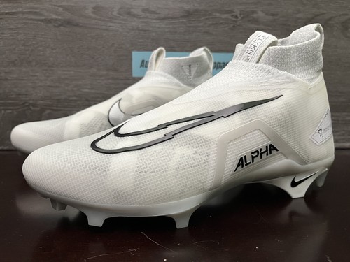 Nike Alpha Menace Elite 3 White Platinum Football Cleats  display picture 3