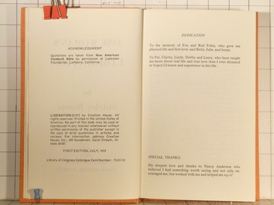 One Womens Liberation   by Shirley Boone  1972 Hardcover   404