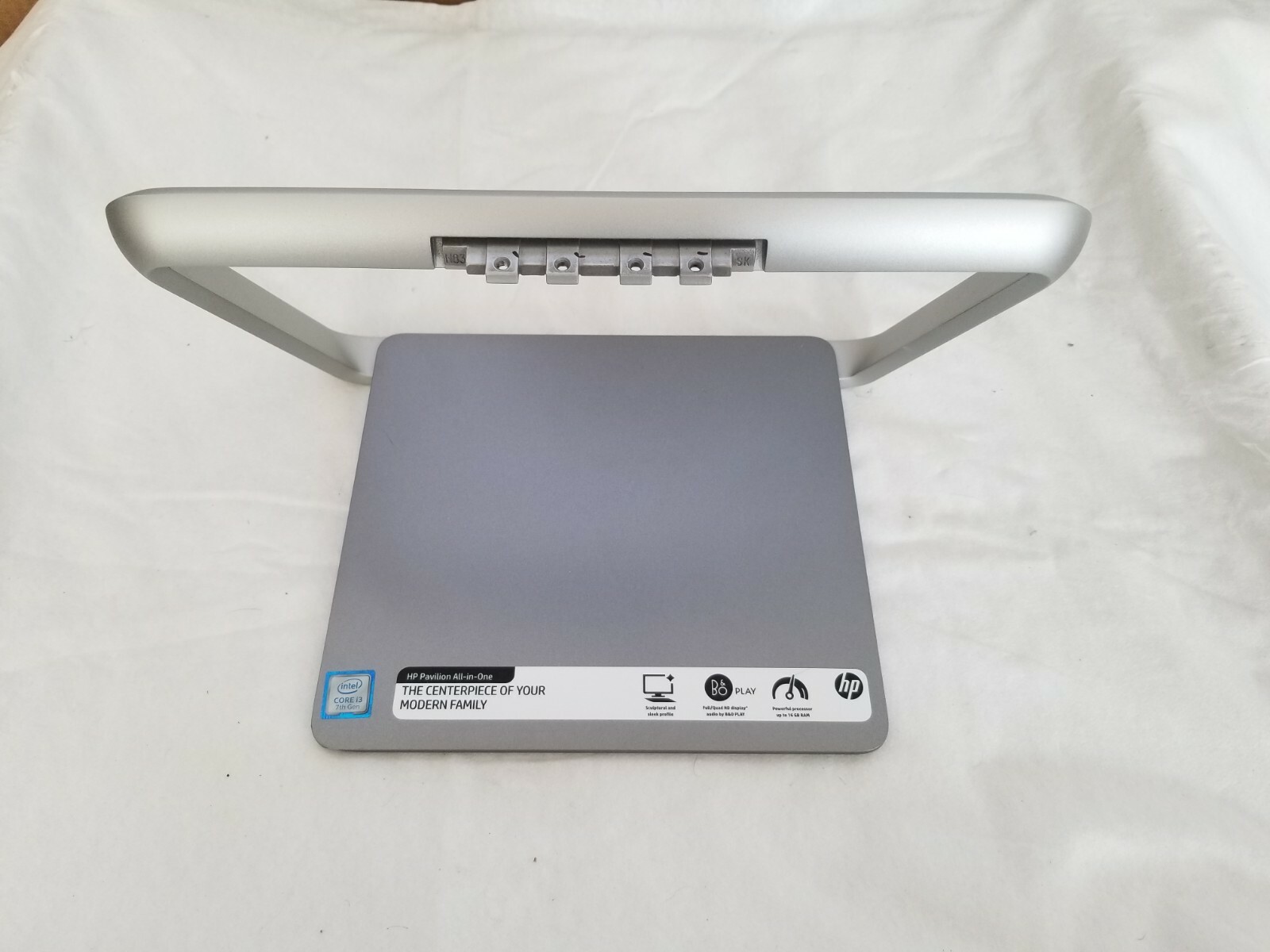 HP All In One Desktop PC 24-B 24-B223W Genuine Silver Stand