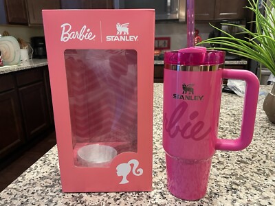 Stanley x Barbie Icon 40oz Tumbler Brand New On Hand Tik Tok Viral