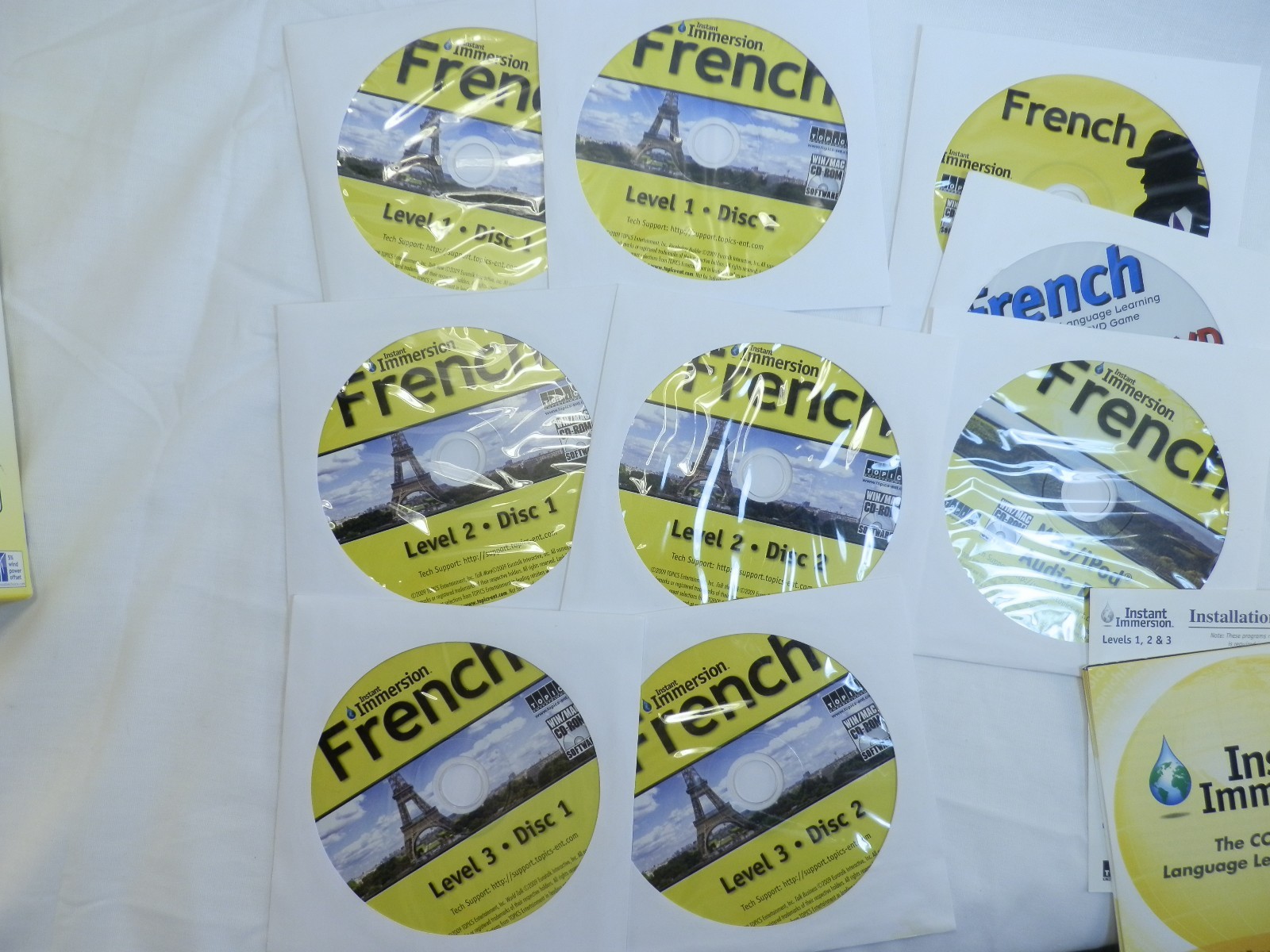 Topics Entertainment Instant Immersion French Levels 1, 2 ,3 for PC, Mac