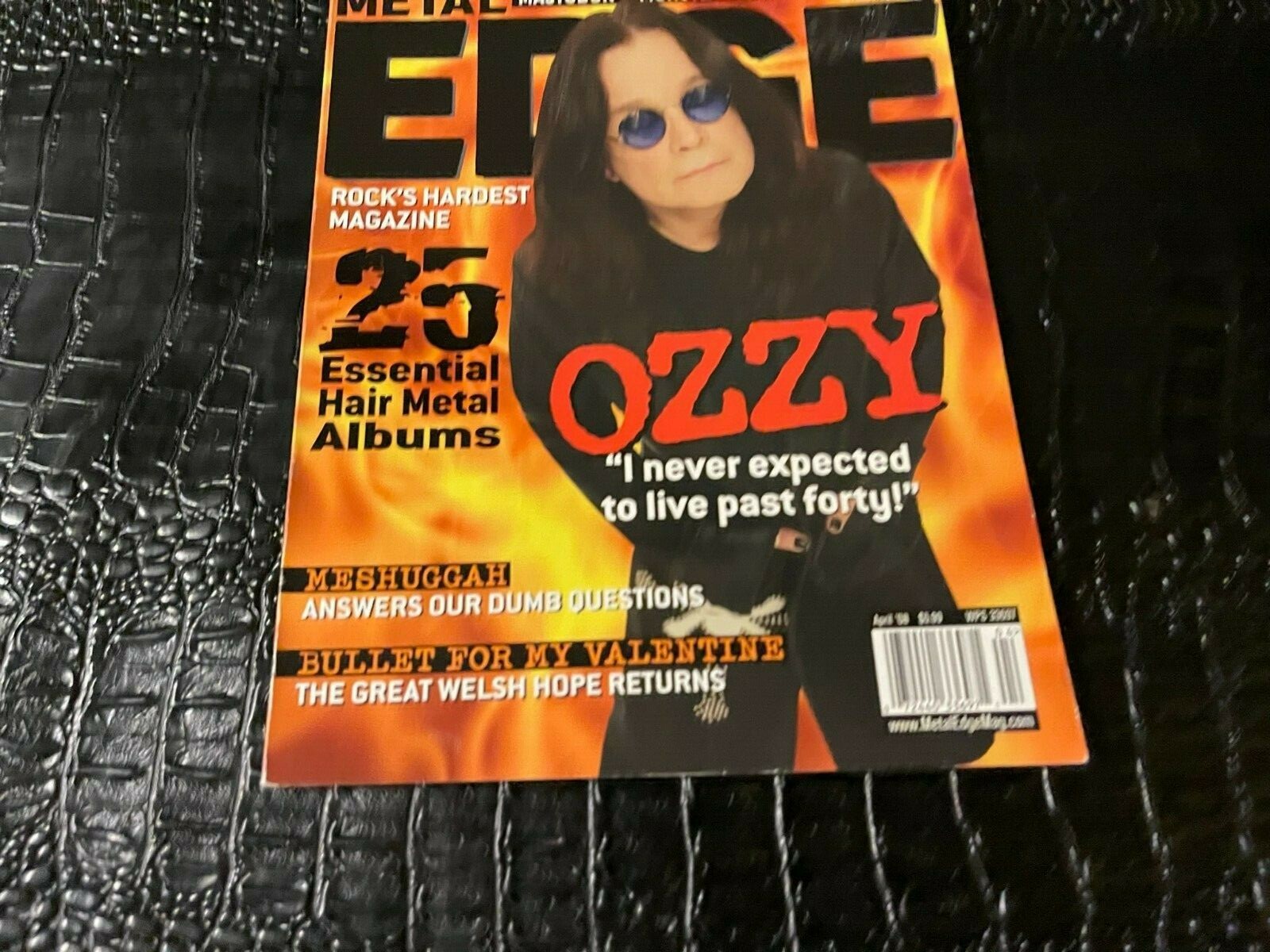 April 2008 METAL EDGE music rock magazine OZZY OSBOURNE | eBay