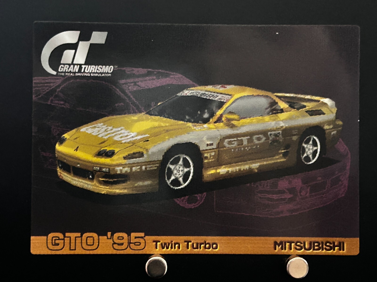 GTO 95 Twin Turbo MITSUBISHI Gran Turismo Hint Card Japanese
