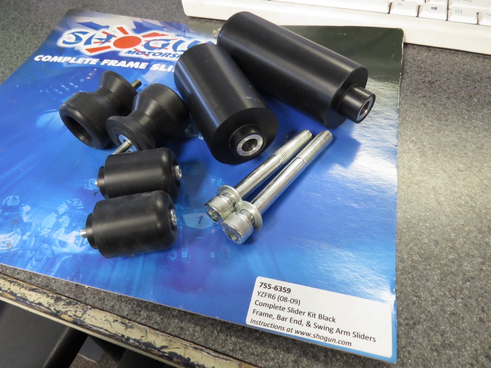 【CPC-L30】ふみ NOS Shogun Incomplete Frame Slider Kit Fits: Yamaha 08-09