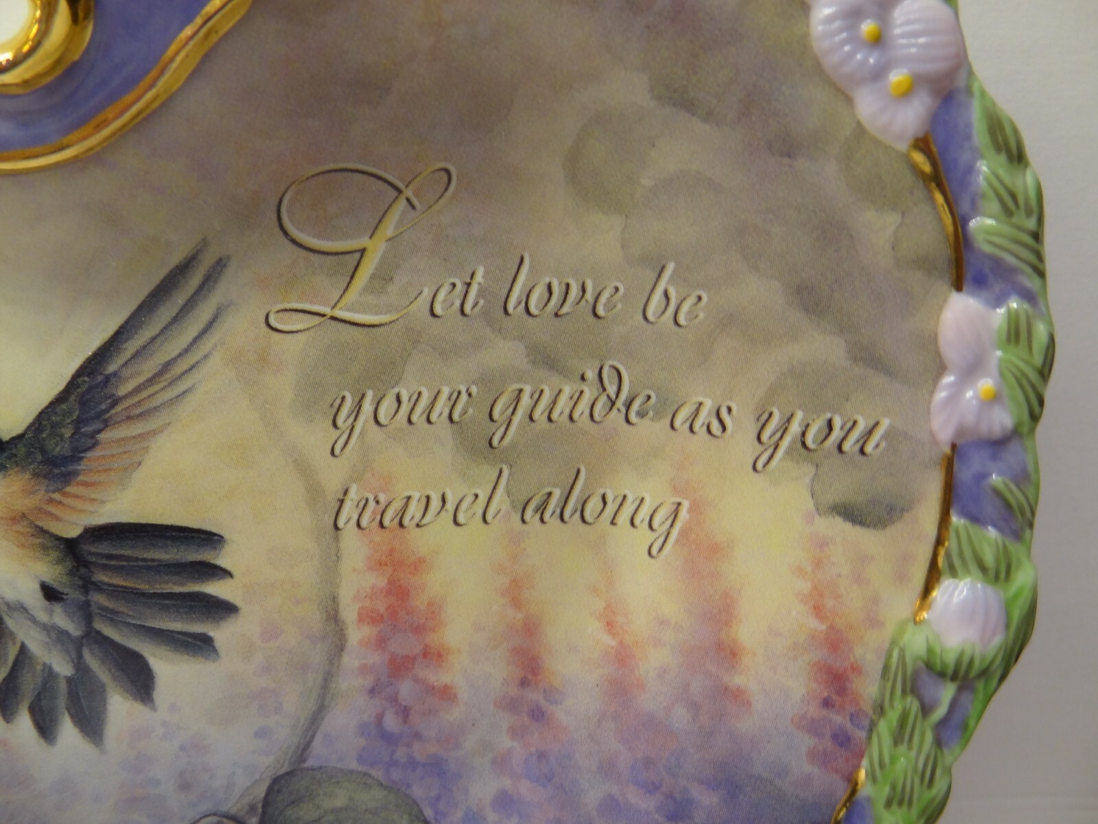 BRADFORD EXCHANGE LOVE'S GUIDANCE GIFTS OF YOUR HEART LIMITED EDITION PLATE