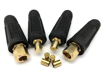 KINGQ Welding Lead Cable Joint Quick Connector Pair DINSE-Style 200Amp-300Amp...