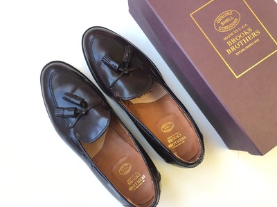 brooks brothers cordovan tassel loafer