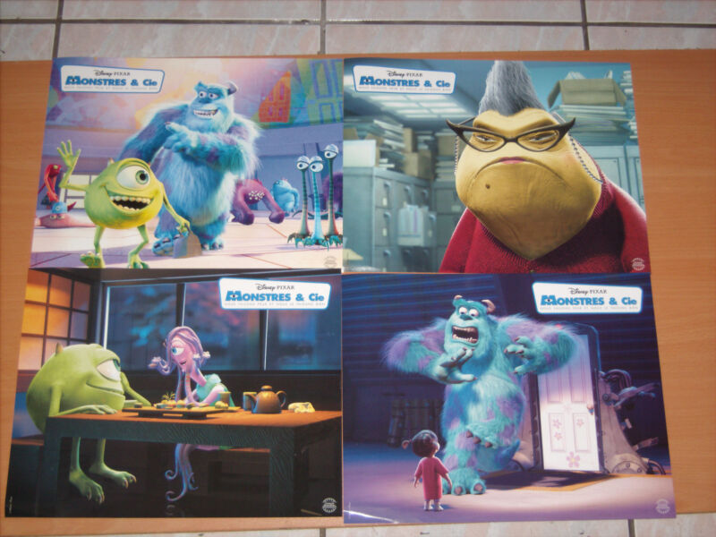 MONSTERS, INC.- 10 BIG CARDS !