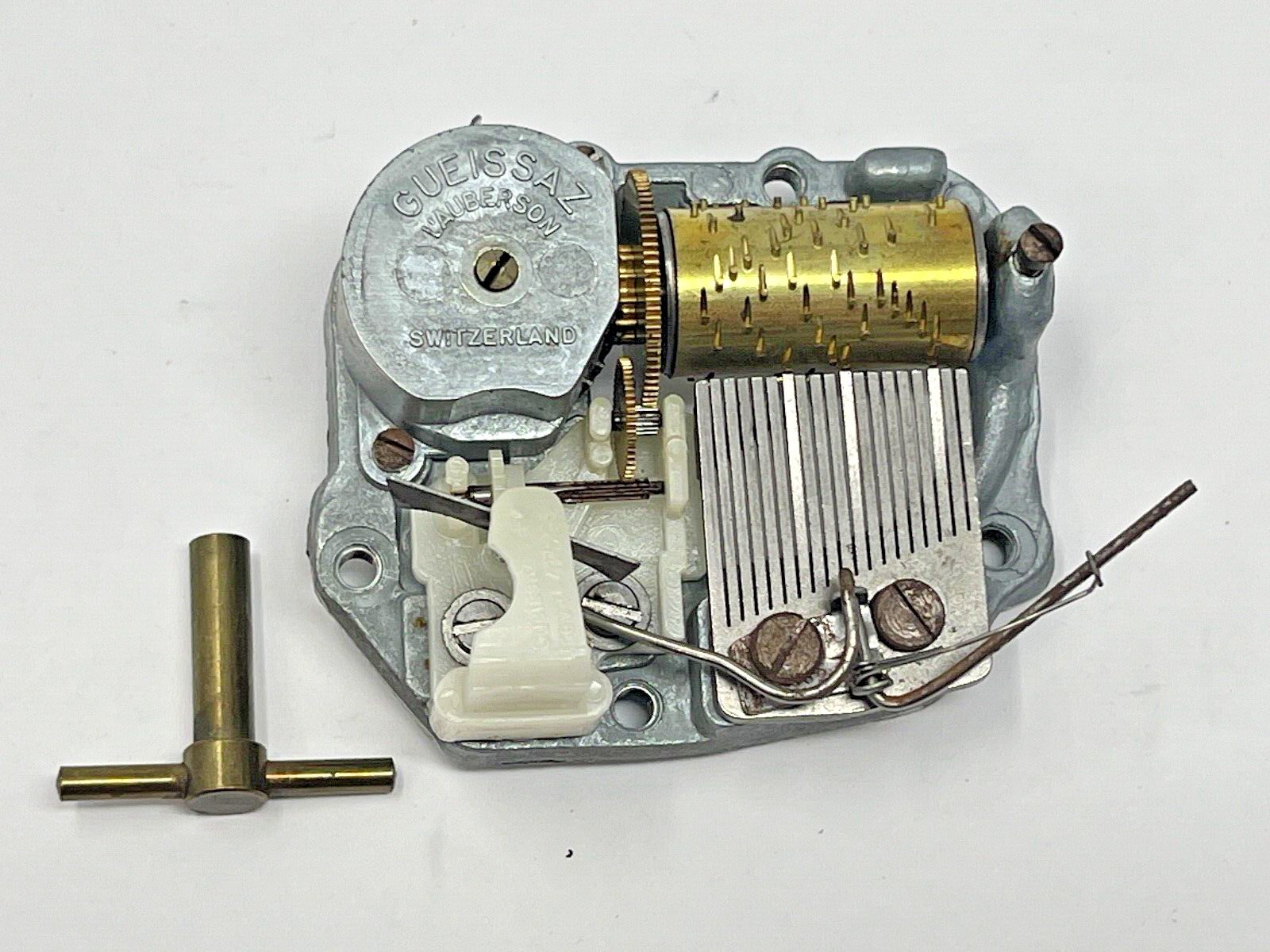 ゲイサスジャガール オルゴール GUEISSAZ JACCARD スイス製 VINTAGE GUEISSAZ MUSIC BOX MUSICAL MOCEMENT SWITZERLAND