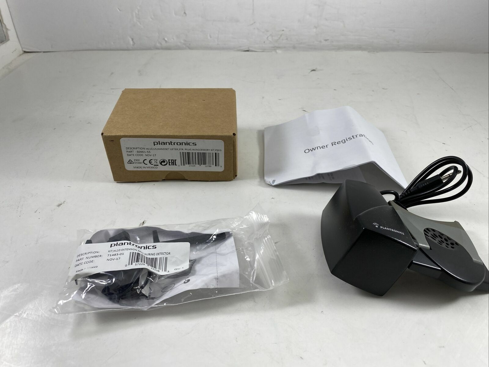 Plantronics HL10 Handset Lifter for CS510 CS520 CS530 CS540 Plantronics HL10 Handset Lifter for CS510 CS520 CS530 CS540
