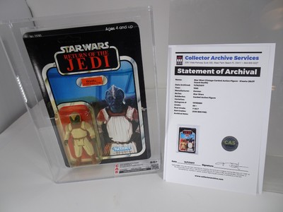 Vintage Kenner Star Wars Klaatu Skiff Guard 1983 Employee Owned AFA 80 CAS Rare