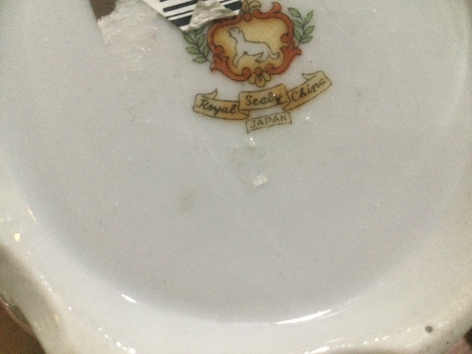 ROyal Sealy ? Moss Rose Tea Set Teapot Sugar Creamer  6 Cups & Saucers SMALLNICK