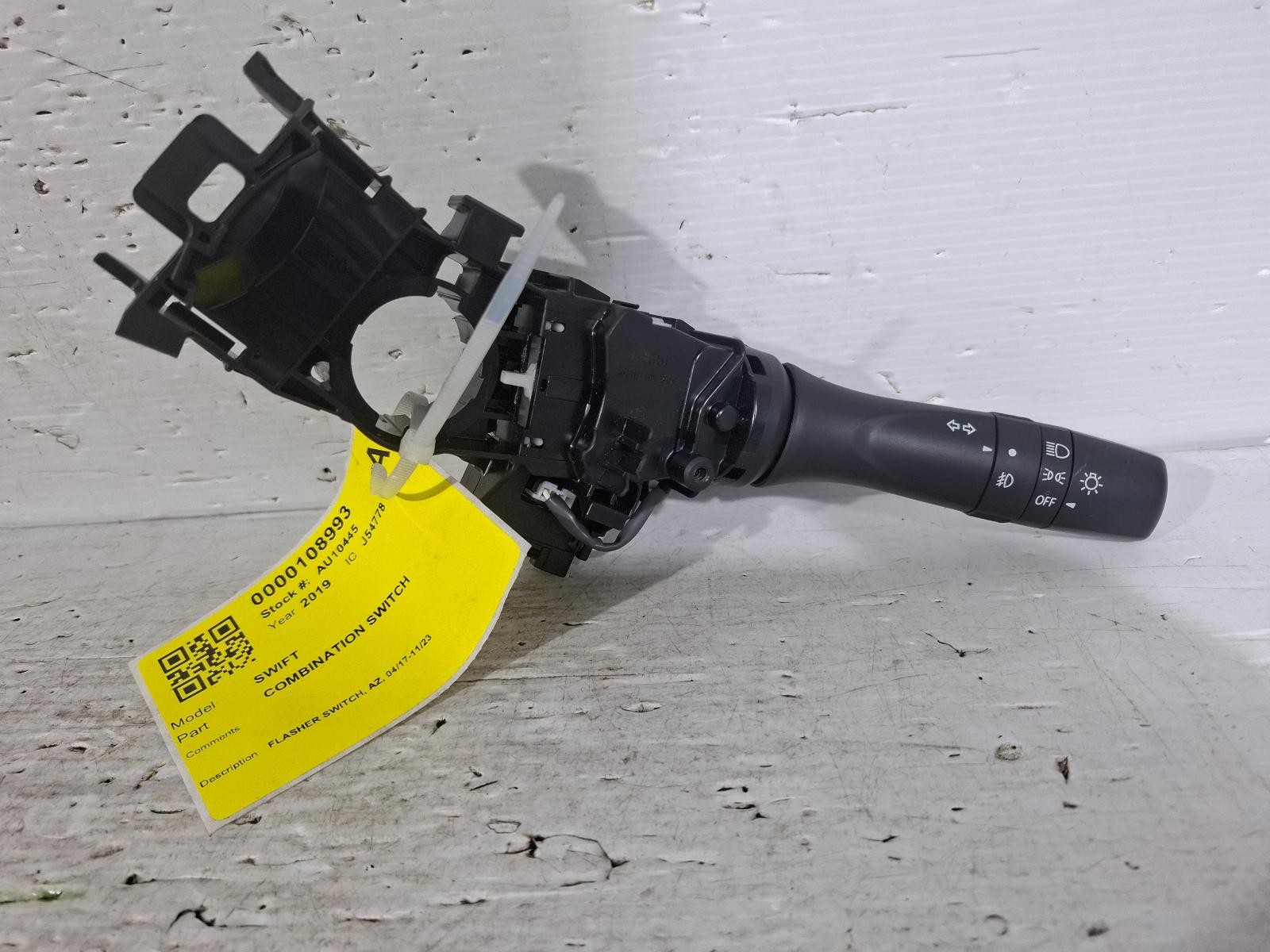 2019 Suzuki Swift 2017-2023 COMBINATION SWITCH FLASHER SWITCH AZ 04/17-11/23 image 5
