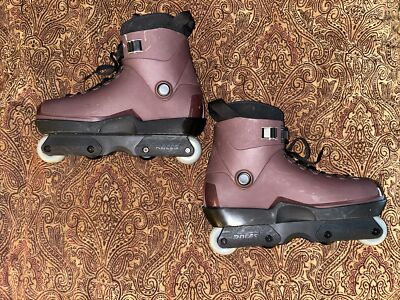 Roces Mens M12 UFS Aggressive Street Italian Inline Skates Maroon: Size 13