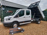 FORD TRANSIT 350 2.0 EcoBlue Leader RWD L3 130ps Double Cab Tipper * PLUS VAT *
