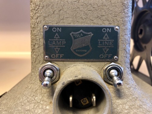 Vintage BELL & HOWELL FILMO MASTER 16MM PROJECTOR - Needs a bulb