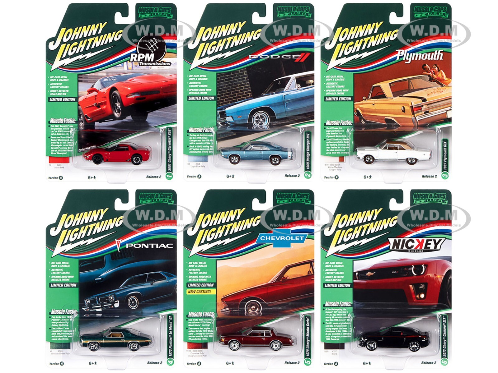 MOONEYES　６台コンプ＋１台　　　（JOHNNY LIGHTNING製） JOHNNY LIGHTNING STREET FREAKS 2022 RELEASE 2 A / 6 CAR SET
