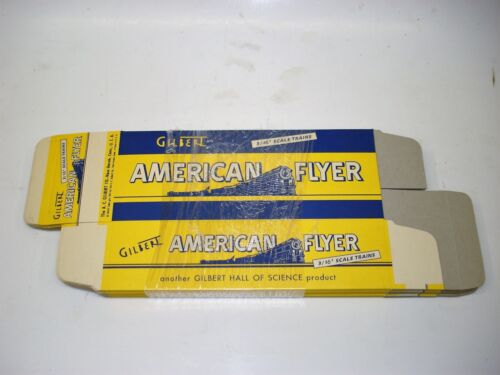 Lot of 6 American Flyer Reproduction Freight Car Boxes - 8 1/4" x 3 1/2" x 2" C