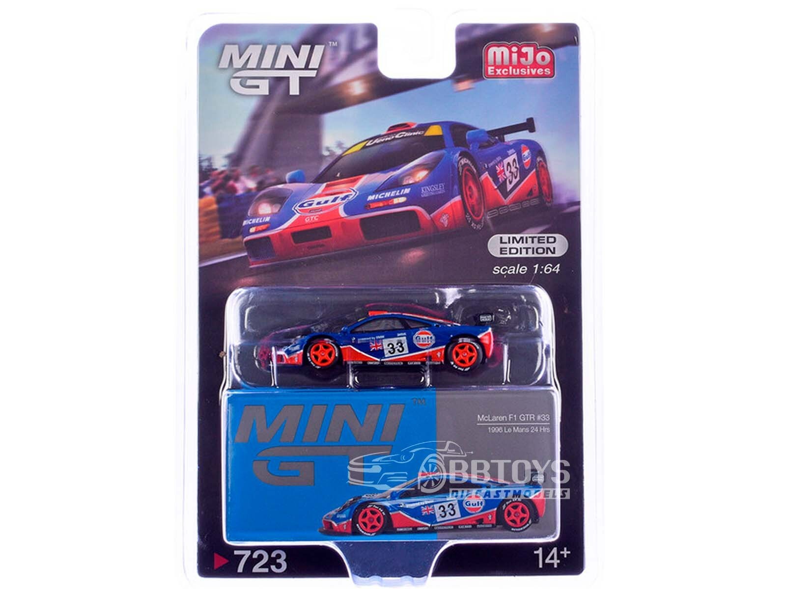 60　マクラーレン F1 GTR 4th ル・マン 1996 ミニチャンプス 60 マクラーレン F1 GTR 4th ル・マン 1996 ミニチャンプス