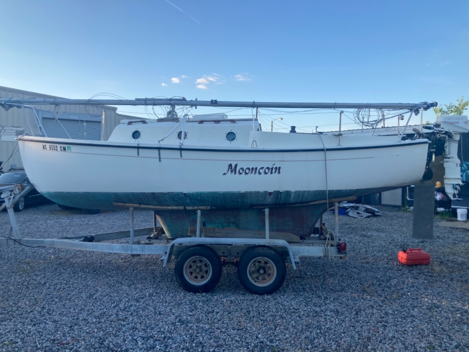 sailboat with trailer for sale