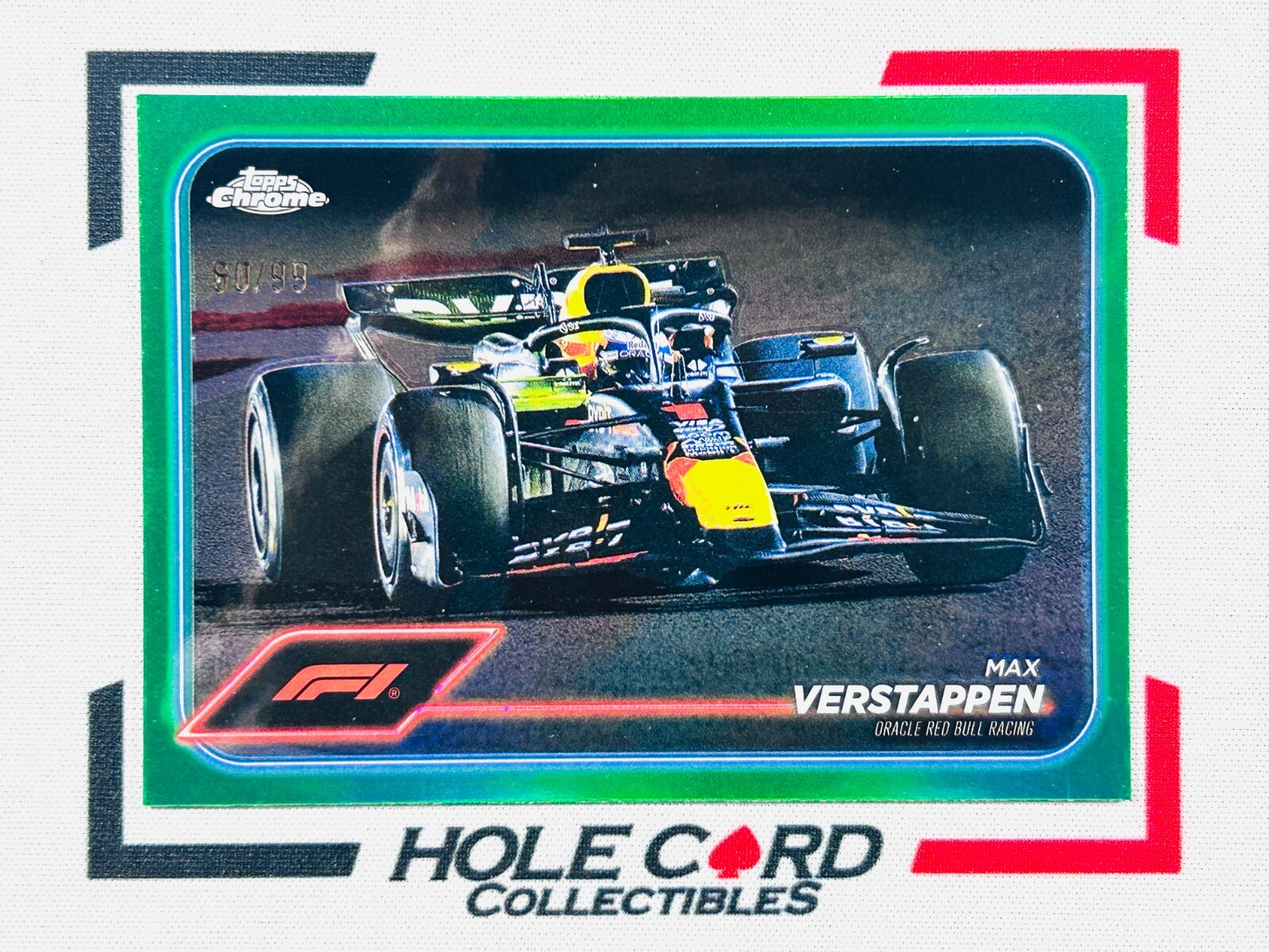 TOPPS CHROME F1 MAX VERSTAPPEN 世界99枚限定 MAX VERSTAPPEN 2024 Topps Chrome Formula 1 F1 #73 Green